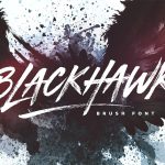 فونت براش Blackhawk