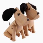 سگ اسباب بازی چوبی